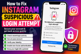 How to Fix Instagram Suspicious Login Attempt