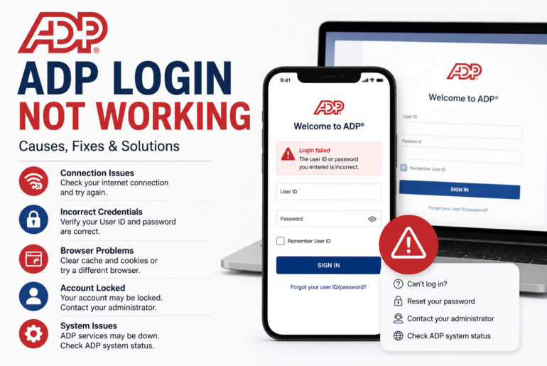 ADP Login Not Working