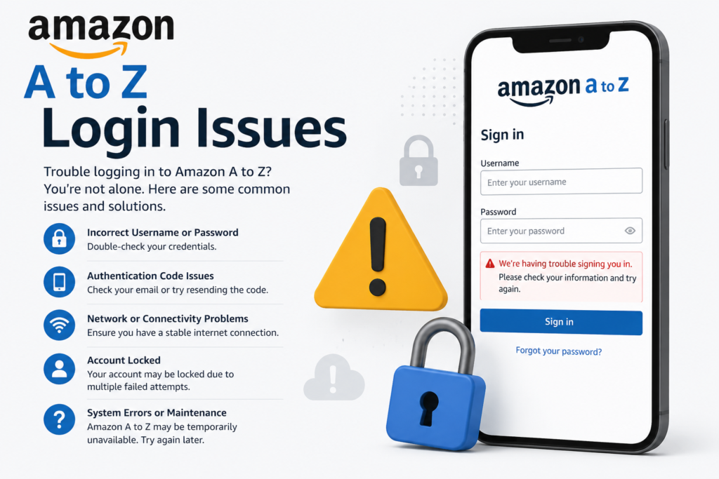 Amazon A to Z Login Issues