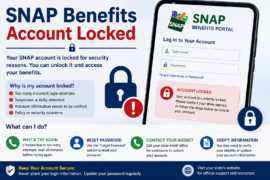 SNAP Benefits Account Locked