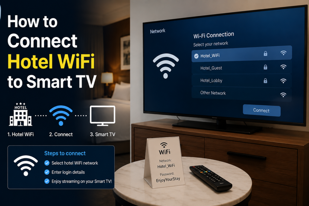 How to Connect Hotel WiFi to Smart TV