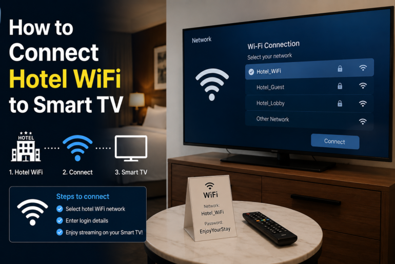 How to Connect Hotel WiFi to Smart TV