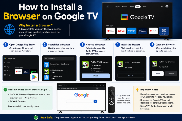 How to Install a Browser on Google TV