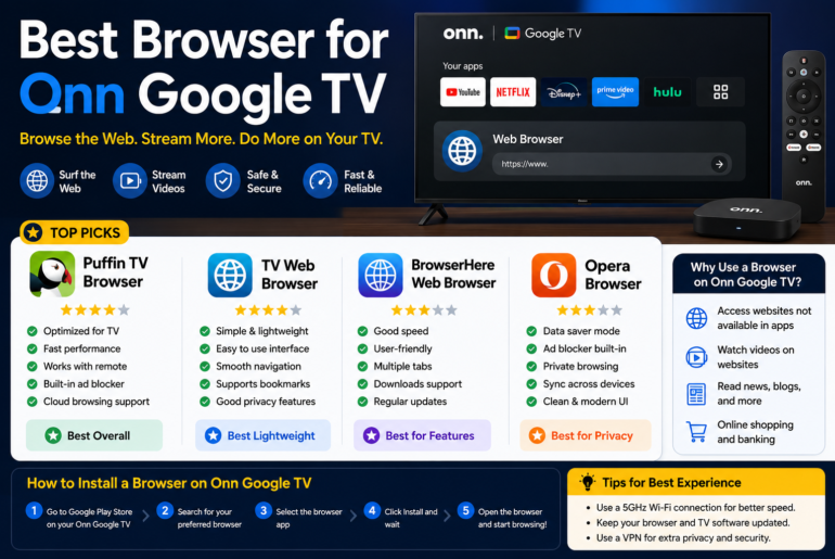 Best Browser for Onn Google TV