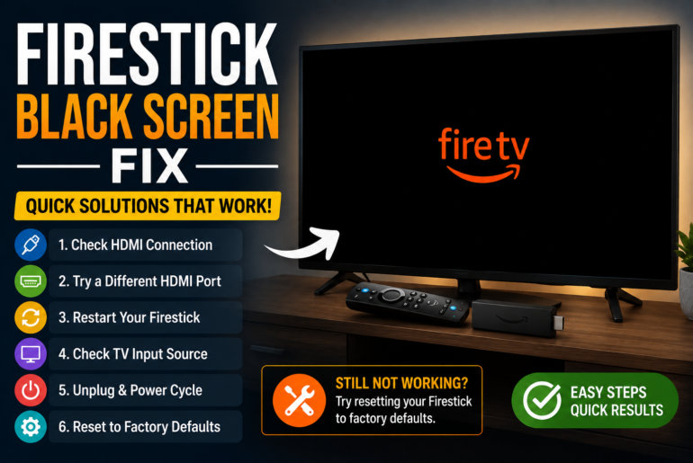 Firestick Black Screen Fix