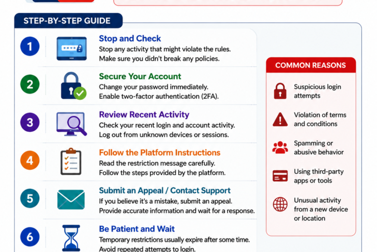 How to Fix Account Restricted Temporarily