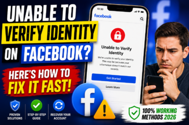Unable to Verify Identity on Facebook?