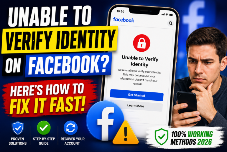 Unable to Verify Identity on Facebook?