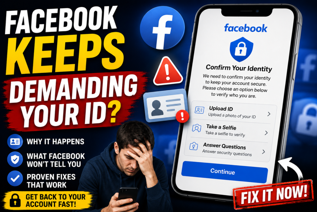 Facebook Keeps Demanding Your ID?