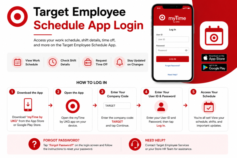 Target Employee Schedule App Login