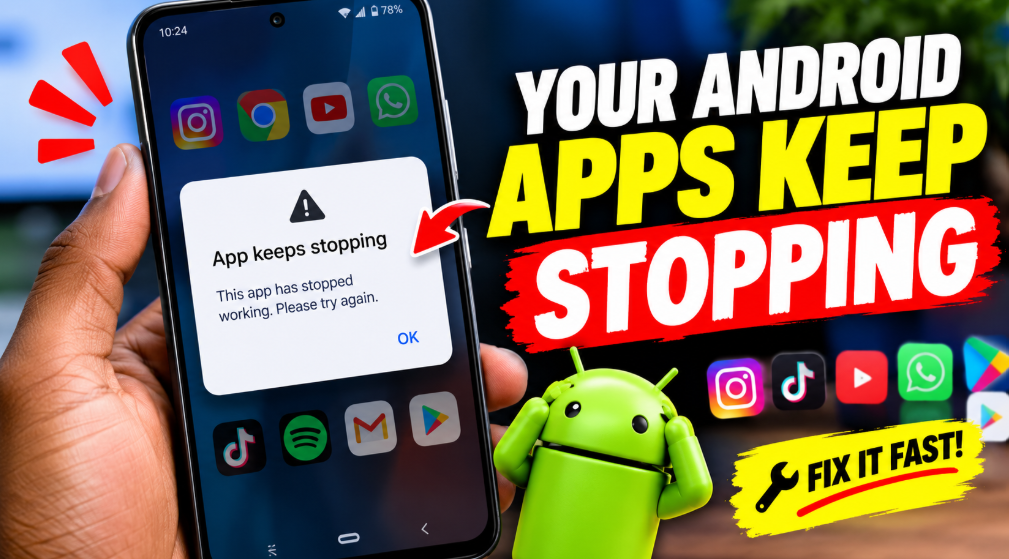 Android Apps Keep Stopping